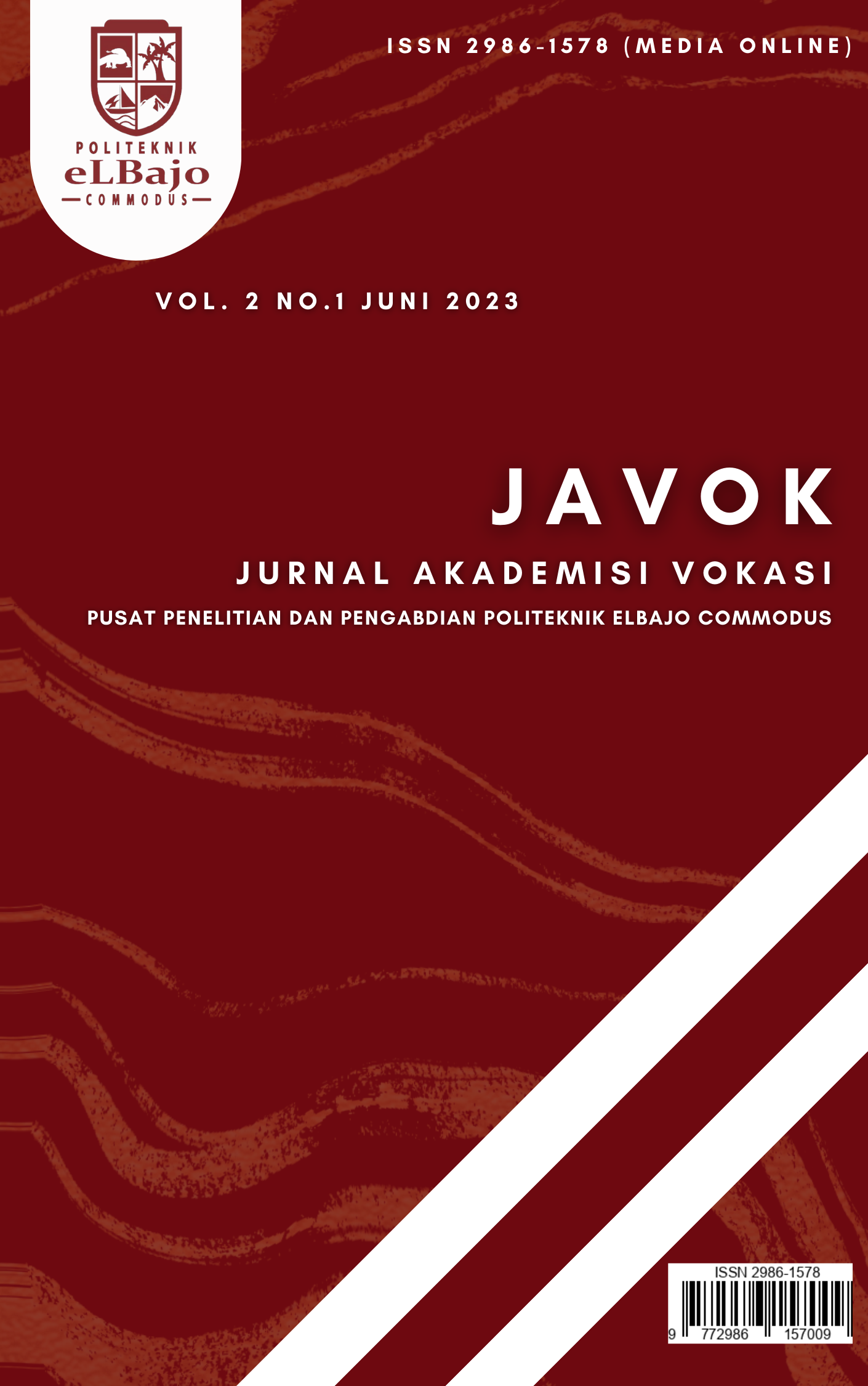 JAVOK Journal Cover - Vol.2 No. 1 - 2023